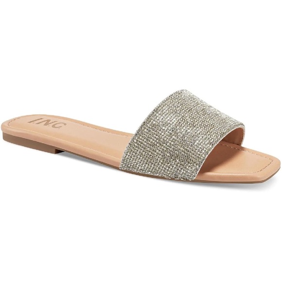 INC Dressy Sandals, Silver - Picture 3 of 5